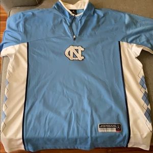 UNC warmup shirt
